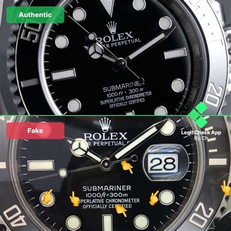 rolex submariner date fake vs real|rolex submariner knockoff.